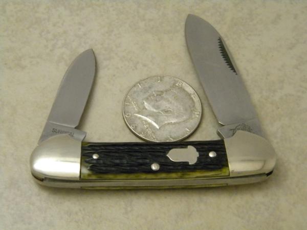 Bulldog Brand Germany Green Bone Canoe Knife 