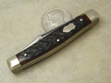 Bob White Cutlery (Fight'n Rooster?) Germany Bone Stockman Knife 