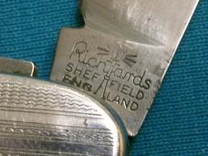 VINTAGE RICHARDS SHEFFIELD ENGLAND SCOUT CAMP UTILITY SURVIVAL FOLDING POCKET KNIFE KNIVES OLD VINTAGE RICHARDS SHEFFIELD ENGLAND SCOUT CAMP UTILITY SURVIVAL FOLDING POCKET KNIFE KNIVES OLD