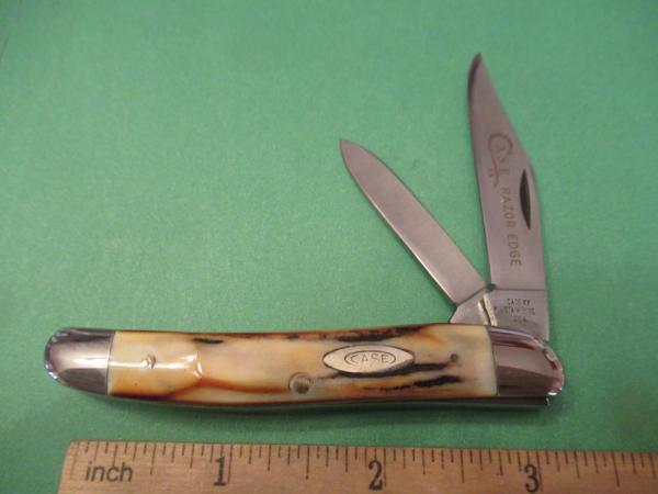 Case XX 1976 Stag Handle Grey Etch Pattern # 52087 Case XX 1976 Stag Handle Grey Etch Pattern # 52087