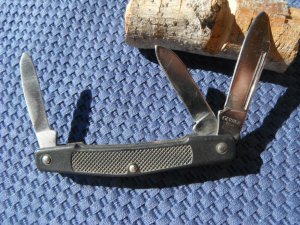 Vintage  Gerber  Portland, OR,  USA  6608 3-Blade Stockman Pocket Knife Made in USA!!!