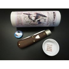 Great Eastern Cutlery #74 Mustang Brown Burlap Micarta GEC Tidioute 745120 Great Eastern Cutlery #74 Mustang Brown Burlap Micarta GEC Tidioute 745120