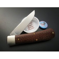 Great Eastern Cutlery #74 Mustang Brown Burlap Micarta GEC Tidioute 745120 Great Eastern Cutlery #74 Mustang Brown Burlap Micarta GEC Tidioute 745120