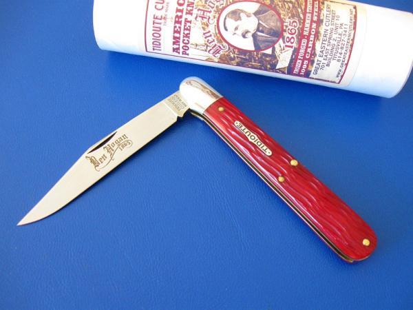 GEC Tidioute 651115 Red Licorice Bone Ben Hogan Knife MIT 