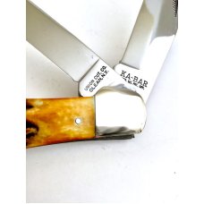 Vintage Kabar Stag Dogs Head 1977 Folding Hunter