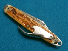 VINTAGE USA PROV CUT CO RI USA CAN OPENER FOLDING POCKET  JACK PEN KNIFE KNIVES OLD