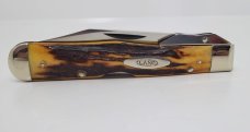 1971 CASE XX USA 5111 1/2 Stag CHEETAH Swing Guard Lockback Knife 9 dots Large tang stamp 1971 CASE XX USA 5111 1/2 Stag CHEETAH Swing Guard Lockback Knife 9 dots Large tang stamp