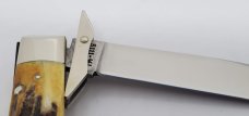 1971 CASE XX USA 5111 1/2 Stag CHEETAH Swing Guard Lockback Knife 9 dots Large tang stamp 1971 CASE XX USA 5111 1/2 Stag CHEETAH Swing Guard Lockback Knife 9 dots Large tang stamp