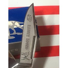 Bulldog Brand 2 Blade Copperhead Knife w/ Gold Dust Handles +Heart Shield & Rabbit Hound Blade Etch Bulldog Brand 2 Blade Copperhead Knife w/ Gold Dust Handles +Heart Shield & Rabbit Hound Blade Etch