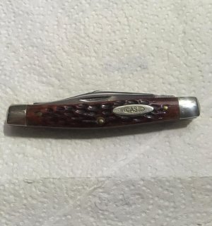 CASE U.S.A. RED BONE SMALL STKMN.