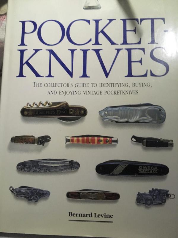 GREAT KNIFE REFERNCE BOOK LEVINE WITH PICTURES