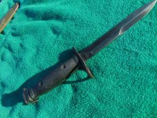 Vietnam War Era MILPAR M7Bayonet Knife w M8A1 Scabbard. Military Blade