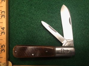 Russell Barlow Straight line mark Spear Point - Blade very full
