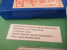 Canal Street Smooth Natural Bone Handle Boys Knife Canal Street Smooth Natural Bone Handle Boys Knife