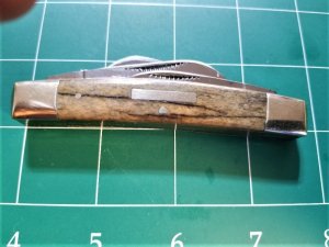 Bulldog Brand Congress Knife Giraffe Bone PROTOTYPE Bar Shield Awesome