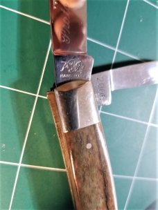 Bulldog Brand Congress Knife Giraffe Bone PROTOTYPE Bar Shield Awesome Bulldog Brand Congress Knife Giraffe Bone PROTOTYPE Bar Shield Awesome