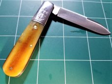 Great Eastern Tidioute #15 Smooth Autumn Gold Bone TC Barlow Knife 152121 GEC Great Eastern Tidioute #15 Smooth Autumn Gold Bone TC Barlow Knife 152121 GEC