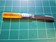 Great Eastern Tidioute #15 Smooth Autumn Gold Bone TC Barlow Knife 152121 GEC Great Eastern Tidioute #15 Smooth Autumn Gold Bone TC Barlow Knife 152121 GEC