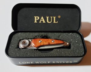 LONE WOLF USA PAUL PERFECTO FOLDING POCKET KNIFE 