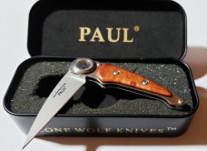 LONE WOLF USA PAUL PERFECTO FOLDING POCKET KNIFE LONE WOLF USA PAUL PERFECTO FOLDING POCKET KNIFE
