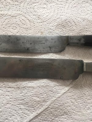 2 OLD J RUSSELL GREEN RIVER WORKS UNUSUAL