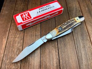 Henckels (by Boker) Stag 3 Blade Stockman