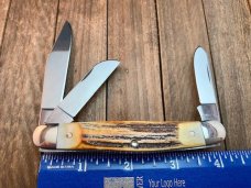 Henckels (by Boker) Stag 3 Blade Stockman Henckels (by Boker) Stag 3 Blade Stockman