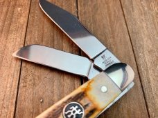 Henckels (by Boker) Stag 3 Blade Stockman Henckels (by Boker) Stag 3 Blade Stockman