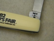 Case XX Stainless USA 9 Dot 1982 World's Fair Knoxville, TN 278 Pen Knife Case XX Stainless USA 9 Dot 1982 World's Fair Knoxville, TN 278 Pen Knife
