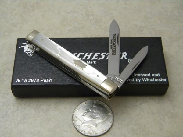 Winchester Trademark USA 1993 Pearl 2978 P Small Doctor's Knife Winchester Trademark USA 1993 Pearl 2978 P Small Doctor's Knife