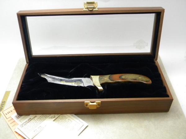 Buck Custom USA HARLEY DAVIDSON "Live to Ride, Ride to Live" KALINGA Fixed Blade Knife NIB Buck Custom USA HARLEY DAVIDSON "Live to Ride, Ride to Live" KALINGA Fixed Blade Knife NIB