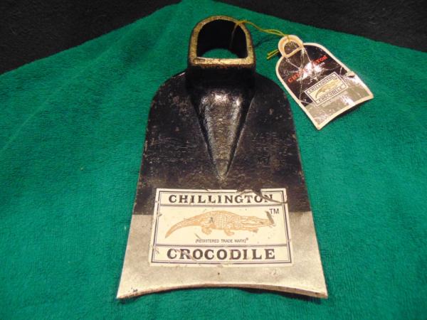 Chillington Crocodile Cast Steel Hoe Head / Adze.  CURVED ADZE  WOODWORKING WOODCARVING