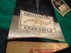 Chillington Crocodile Cast Steel Hoe Head / Adze.  CURVED ADZE  WOODWORKING WOODCARVING