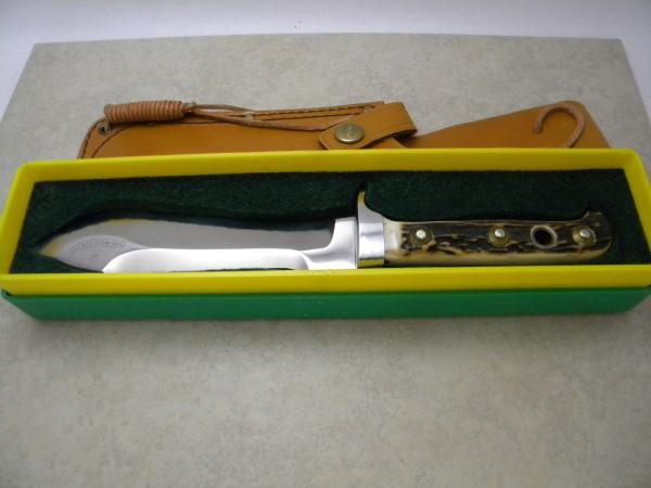 Puma Germany Stag 6375 White Hunter Sheath Knife c.1985 - NIB Puma Germany Stag 6375 White Hunter Sheath Knife c.1985 - NIB