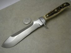 Puma Germany Stag 6375 White Hunter Sheath Knife c.1985 - NIB Puma Germany Stag 6375 White Hunter Sheath Knife c.1985 - NIB