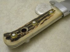 Puma Germany Stag 6375 White Hunter Sheath Knife c.1985 - NIB Puma Germany Stag 6375 White Hunter Sheath Knife c.1985 - NIB