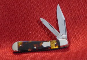 VINTAGE OLD WEDGEWAY CUTLERY DOGLEG JACK KNIFE 1887/1933