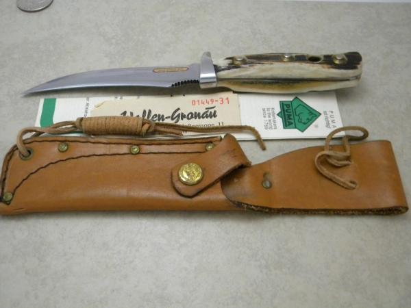 Puma Germany Stag 6393 Puma Skinner Fixed Blade Sheath Knife c.1981 NIB Puma Germany Stag 6393 Puma Skinner Fixed Blade Sheath Knife c.1981 NIB