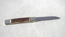 NOS RARE HUBERTUS 12cm  GENUINE STAG SLIMLINE AUTO FALCONER LEVER LOCK SOLINGEN GERMANY