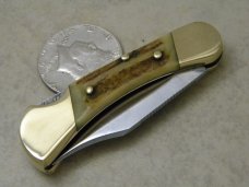 Puma Germany Stainless Stag 895 Lord Folding Lockback Knife c.1979 *Rare Knife* NIB Puma Germany Stainless Stag 895 Lord Folding Lockback Knife c.1979 *Rare Knife* NIB