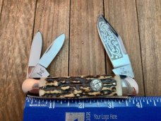 Hen and Rooster Country Squire Whittler with Stag Handles Bertram Cutlery Solingen Germany Hen and Rooster Country Squire Whittler with Stag Handles Bertram Cutlery Solingen Germany