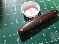 GEC #62 Pocket Carver Farm & Field Red & Black Linen Micarta 620320 GEC #62 Pocket Carver Farm & Field Red & Black Linen Micarta 620320
