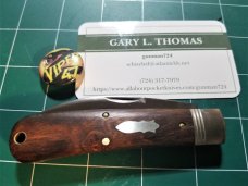 GREAT EASTERN CUTLERY NORTHFIELD #47 VIPER - 1 BLADE - DESERT IRONWOOD GREAT EASTERN CUTLERY NORTHFIELD #47 VIPER - 1 BLADE - DESERT IRONWOOD