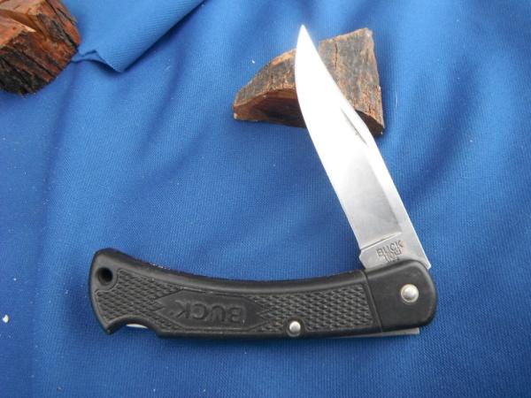 Buck Knives 110 Folding Hunter LT Lightweight Folding Lockback Knife with Lanyard Hole