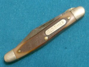 VINTAGE SCHRADE 18OT USA MIGHTY MITE FOLDING POCKET LOCKBACK PEN JACK KNIFE KNIVES OLD