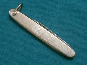 VINTAGE STAINLESS LATAMA EQUAL END ITALY PEN JACK FOLDING POCKET KNIFE KNIVES OLD