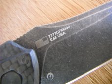 Discontinued Kershaw USA Bareknuckle Carbon Fiber Black Flipper M390 Sprint Run 7777 CFM390 Knife
