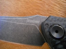 Discontinued Kershaw USA Bareknuckle Carbon Fiber Black Flipper M390 Sprint Run 7777 CFM390 Knife