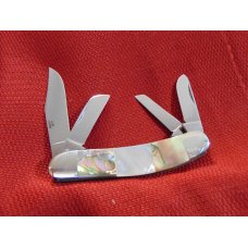 AMERICAN BLADE CHATT. TN. ABALONE / PEARL 4 BLADE SOWBELLY KNIFE 1986 ABCA LIMITED EDITION AMERICAN BLADE CHATT. TN. ABALONE / PEARL 4 BLADE SOWBELLY KNIFE 1986 ABCA LIMITED EDITION
