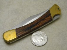 Puma Germany 970 Plainsman 1970 Jacaranda Wood Large Lockback Knife NIB Puma Germany 970 Plainsman 1970 Jacaranda Wood Large Lockback Knife NIB